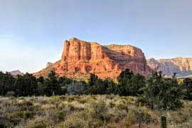 Red rock formation in Sedona Arizona