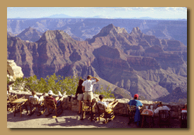 Overlooking the Grand Canyon