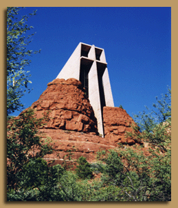 The Chapel of the Holy Cross in Sedona.